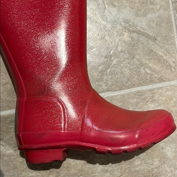 Hunter Red Rain Boots - Picture 8 of 10
